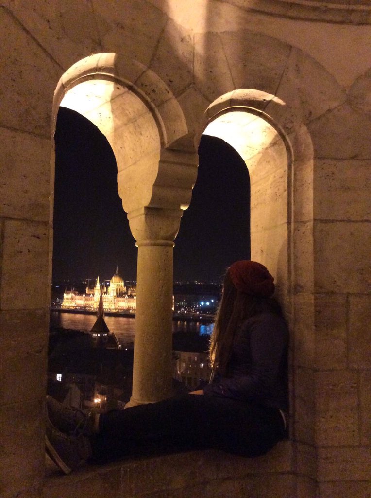 Budapest by night from my favorite spot at Fisherman's Bastion.  #TravelTuesday