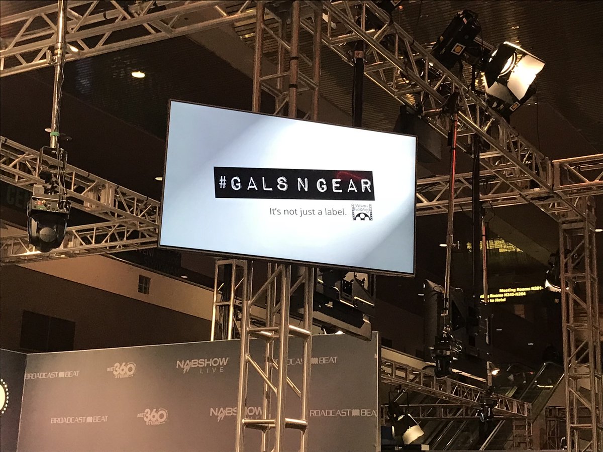 Excited for #GALSNGEAR. @NABShow #NABShow2018 #NABShow