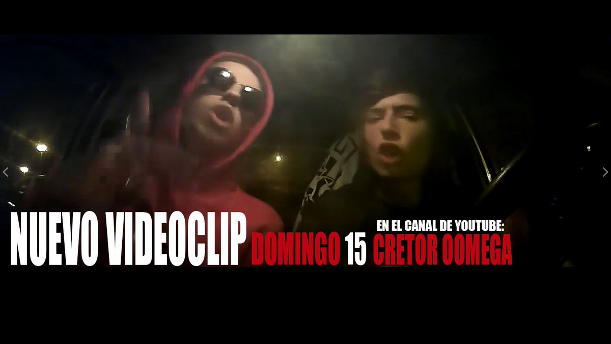 Ikererce's tweet photo. ESTE DOMINGO TENÉIS NUEVO VIDEOCLIP EN EL CANAL DE YOUTUBE: Cretor Omega
¡ SALSEO SALSEO AGAIN ! https://t.co/Wx7josBNNw