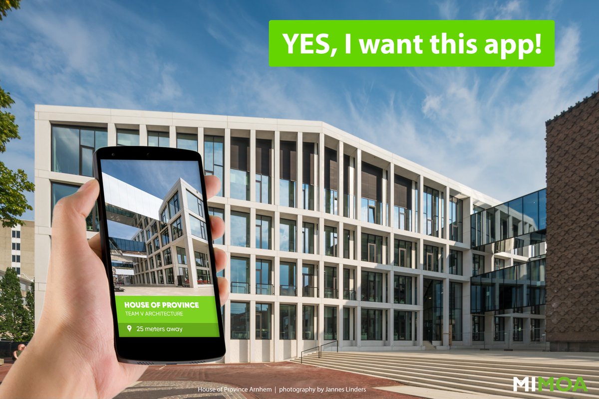 We are the proud 150th backer of <a href="/MIMOA/">MIMOA</a> 2.0! MIMOA will develop a new mobile version, which makes it possible to check out nearby architectural highlights and hidden gems on your phone. Now, for the new and improved MIMOA, they need your support! 
kickstarter.com/projects/35622…