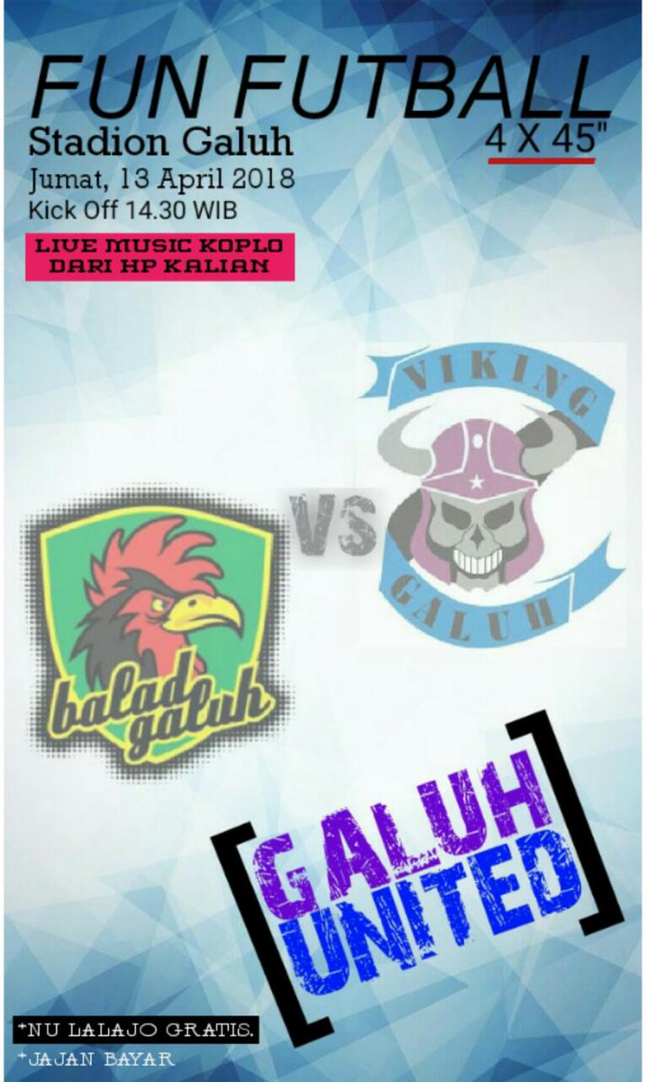 distrikbaregbeg's tweet photo. Lain menbal biasa...lain oge menbal neangan bakat...ajang silaturahmi :)
#ramekeun 
#baladgaluh #vikinggaluh https://t.co/s7yUC6O8Qi