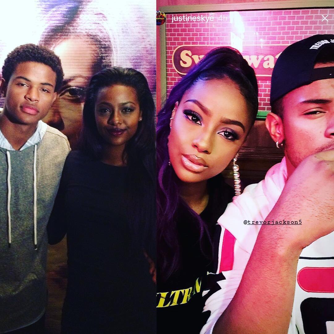 Justine Skye And Trevor Jackson
