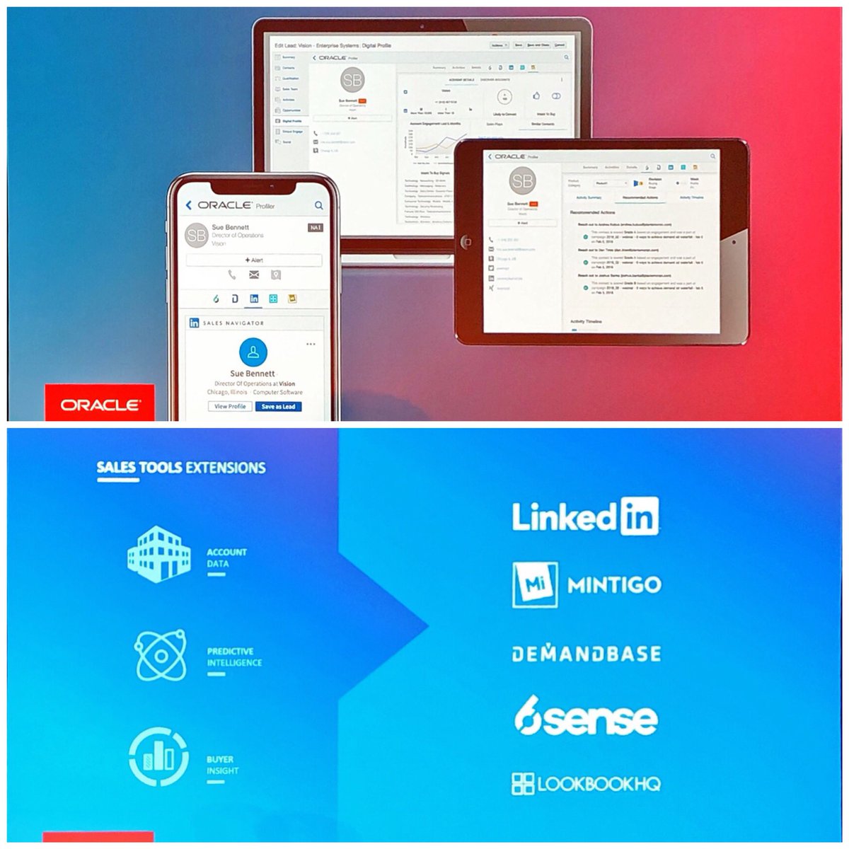cindy_zhou's tweet photo. .@OracleMktgCloud #sales tool extension partners. #ModernCX #OracleMCX #marketing #sales alignment #CMo https://t.co/eIWx2Ya15V