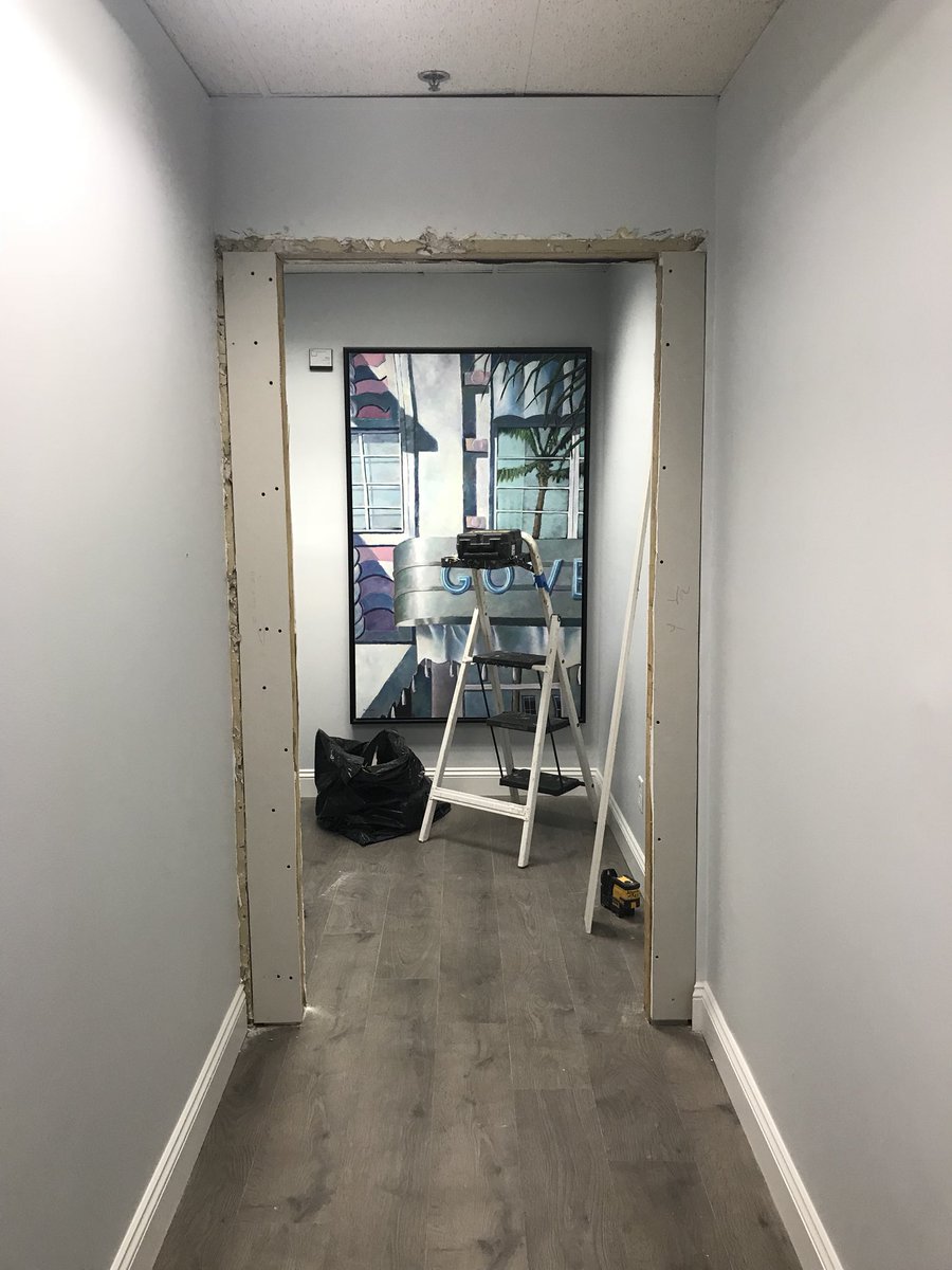 AdeptPR's tweet photo. We have BIG plans for the back office. Here are some of the before pictures. Stay tuned for the finished look! π·ββοΈπ π© #AdeptPR #FortLauderdale #FL #SmallBusiness #Marketing #PR #PublicRelations #Communications #Advertising #SocialMedia #Broward #BrowardCounty #DemoDay https://t.co/FeXDUUsdJE
