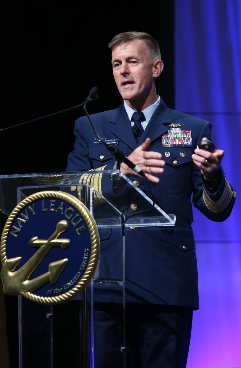 SeaAirSpace's tweet photo. The Sea-Air-Space Luncheon starts in 10 minutes. We are honored to have @ADMZukunft, USCG, Commandant of the U.S. Coast Guard deliver the keynote address. This promises to be a memorable event! #SAS2018 https://t.co/vexXiVA1nG