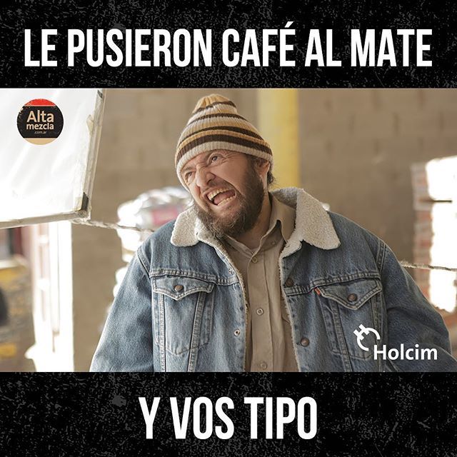 AltaMezcla's tweet photo. A dónde aprendiste a cebar mates? En Marte?🤨 #Holcim #AltaMezcla https://t.co/yM5mIl3kR4