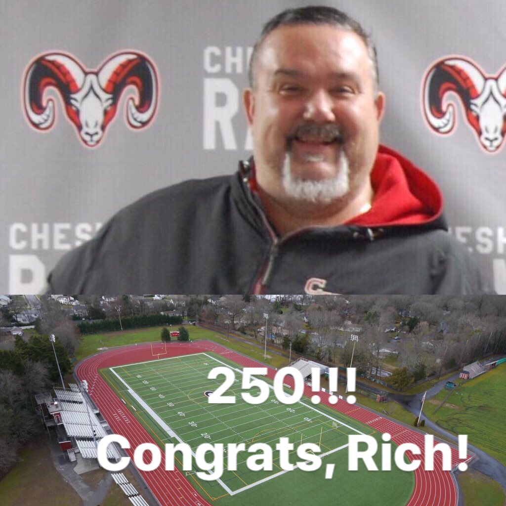 glederernews's tweet photo. Congrats to @CHSRamsLacrosse head coach Rich Pulisciano on getting his 250th win in last night’s 14-3 victory at North Haven! He has had a great impact on and off the field! #ctblax https://t.co/nJbUEPrkSe