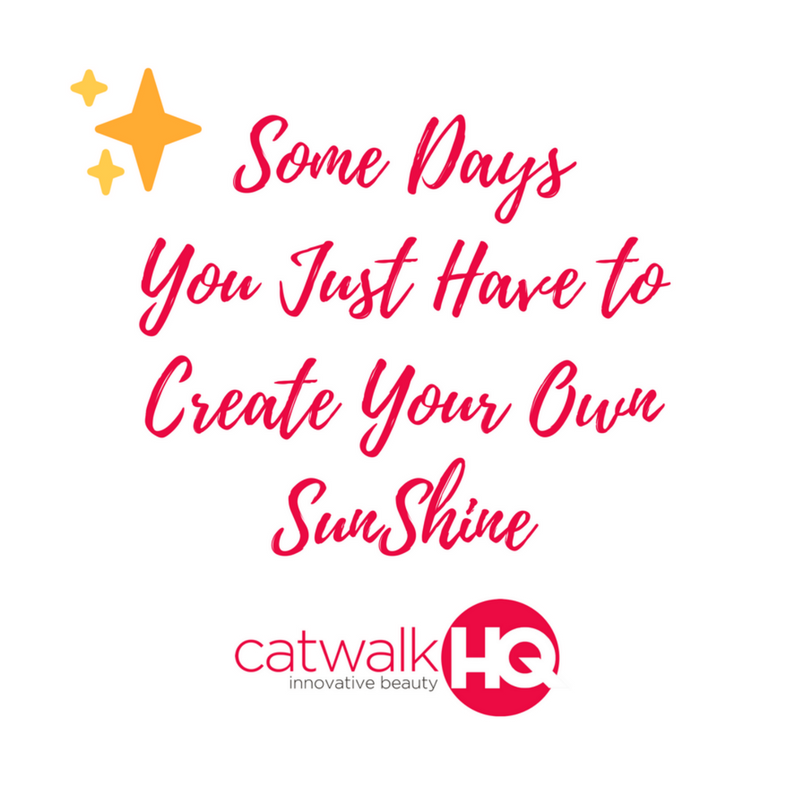 CatwalkHQ's tweet photo. With all the rain today, this is definitely how we are feeling ☀️💕🌼

#catwalkhq #catwalkready #supportirish #buyonline #vegan #crueltyfree #onlythebest #thatglow #irish #tan #tuesdaythoughts https://t.co/BVyWrh3mGh