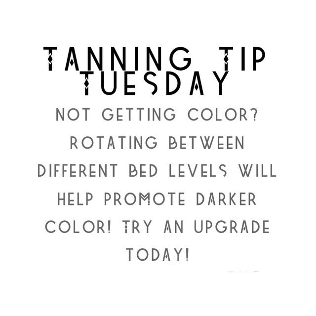 beyondbronze1's tweet photo. #TanningTipTuesday! Make sure to rotate between different tanning beds to get a #darkertan. Stop by @beyondbronze1 today 😉 https://t.co/gWxUlRQ9iH