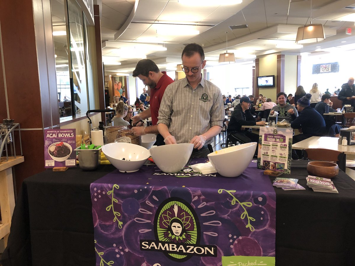 xavierdining's tweet image. #FairTradeAlert Check our these Açaí Bowls right now in the caf to learn more! #Sustainability