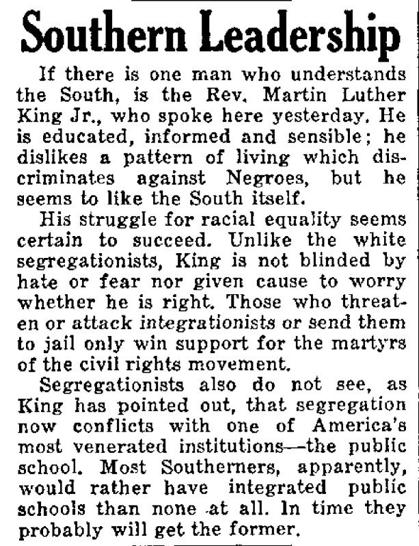 heidilande's tweet photo. History in a time capsule: Here's the editorial @AllanMetcalf wrote about meeting Dr. King in 1960, in the @The_Cornell_Sun . https://t.co/pOej5nvlnm @chronicle #LinguaFranca #MLK50th https://t.co/1neDcw1CE3