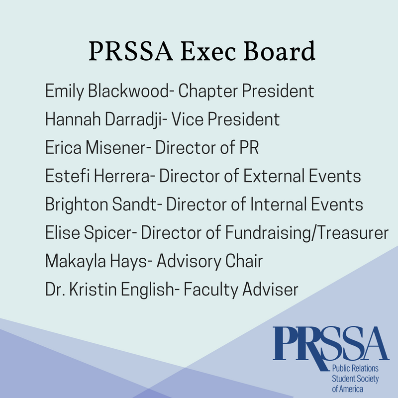 bobcatprssa's tweet photo. Congratulations to the newly elected PRSSA Executive Board!! We know you will accomplish great things! https://t.co/Hs2tj5T2q3