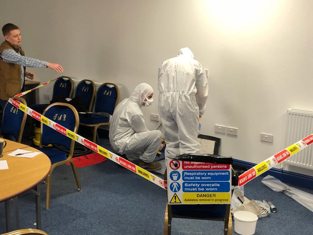 Full company attendance for #asbestos #CATB training..#KingsLynn #CaringForPeopleAndProperty