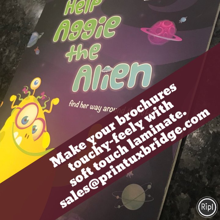 PrintUxbridge's tweet photo. Make your brochures touchy-feely with soft touch laminate #finishingtouches #funwithprint sales@printuxbridge.com via https://t.co/hJbFaCHsvY https://t.co/ELcg9JfWVX