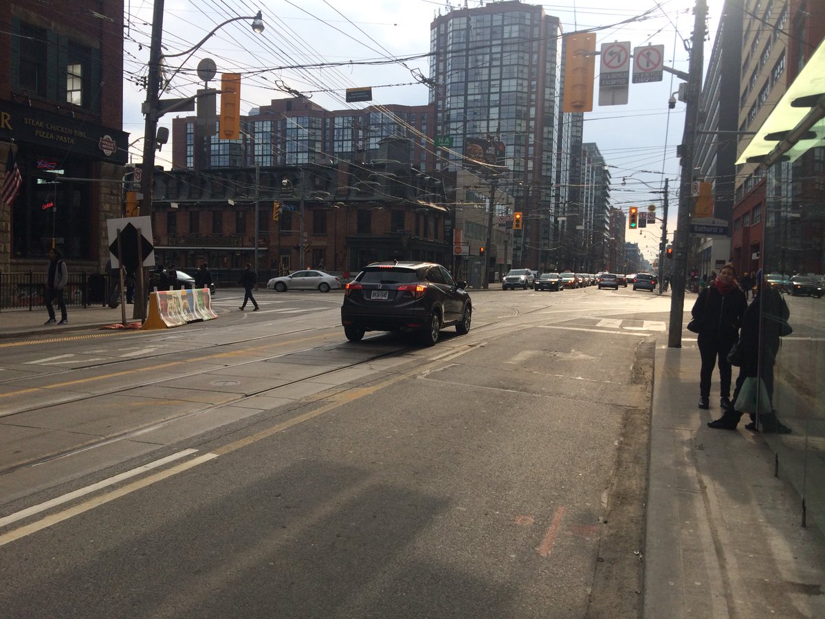 TOCitizenCop's tweet photo. Again and again....and again and again and again.   I feel like the director of some B level superhero movie.  #KingStreetPilot #caught @TrafficServices https://t.co/FfKJ9Do3Lr