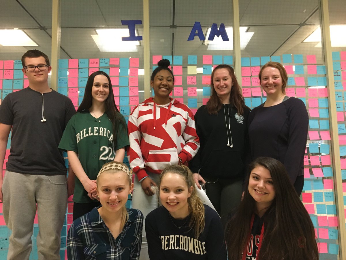 BMHSIndians's tweet photo. Day 2 of Unity Week saw the creation of the "I AM" wall. These notes highlighted the similarities and differences that define us and connects us. #WeAreBMHS https://t.co/EJKvCp2Vg1