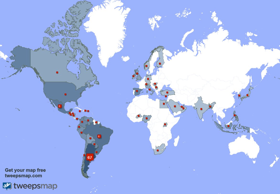 I have 3 new followers from Bangladesh, and more last week. See tweepsmap.com/!RubiusMRK
