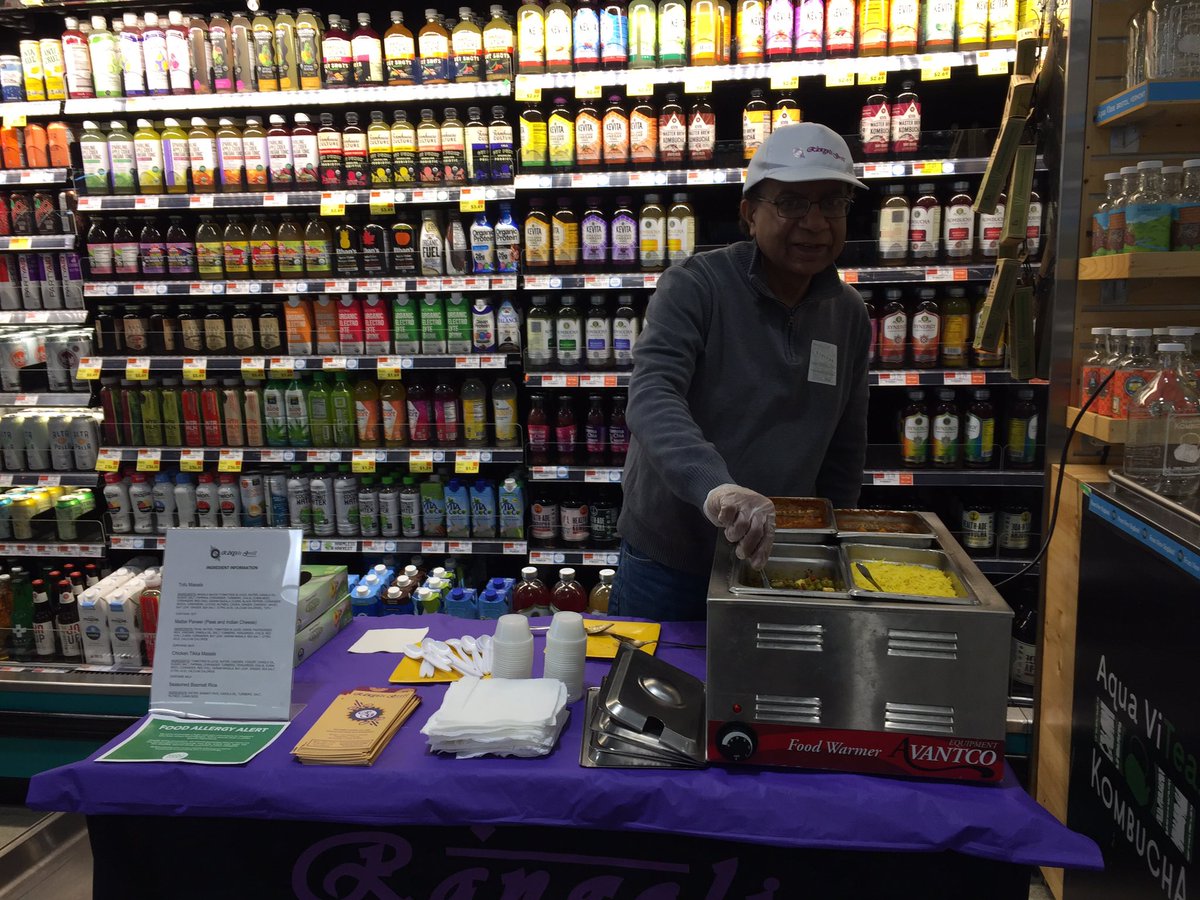 RangoliGrill's tweet photo. #Sample time at @wholefoodswestford! #LocalNight #Westford #Massachusetts https://t.co/pAPf8zGiNc