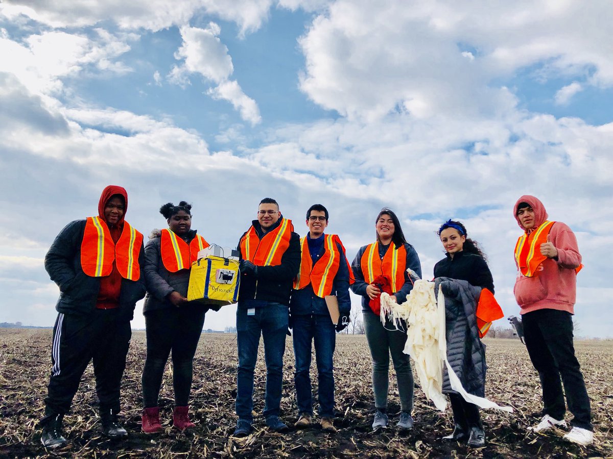 It was a pleasure flying with fellow students teams from <a href="/benoblespeer/">ITW David Speer Academy, A Noble School</a> and <a href="/Wright_College/">Wilbur Wright College</a>. Thank you to the <a href="/AdlerPlanet/">AdlerPlanet</a> #FarHorizons team for working with us. We can’t wait to analyze the data we collected!