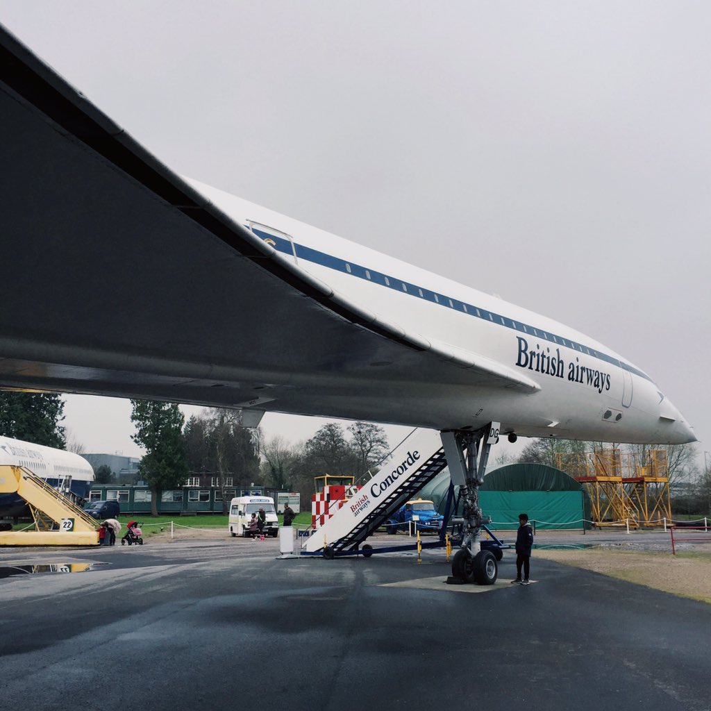 Shivicate's tweet photo. Fantastic day getting up close &amp; personal with #concorde #deltagolf @BrooklandsMuseu 😁I always get a thrill of delight whenever I see this #iconic #aircraft 😊
Many thanks to all the wonderful &amp; informative staff this fabulous museum!🤗 https://t.co/rvrTVVDg2i
