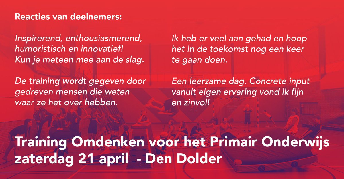 token Condenseren Begin Omdenken в Twitter: „Er zijn nog een paar plekken vrij voor de training Omdenken op zaterdag 21 april, speciaal voor mensen die werkzaam zijn in het primair onderwijs. Zie https://t.co/SlFKIvJGMz voor meer token Condenseren Begin Omdenken в Twitter: „Er zijn nog een paar plekken vrij voor de training Omdenken op zaterdag 21 april, speciaal voor mensen die werkzaam zijn in het primair onderwijs. Zie https://t.co/SlFKIvJGMz voor meer
