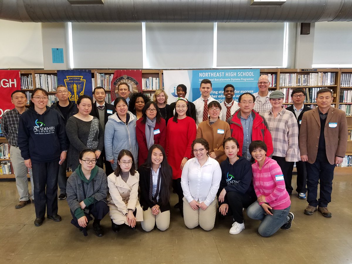 DionBetts's tweet photo. Teachers from China visiting Baldi and NEHS teachers and students @PHLschools @sdp_multilingua @SDPChiefSchools https://t.co/e9E4Zxl9X0