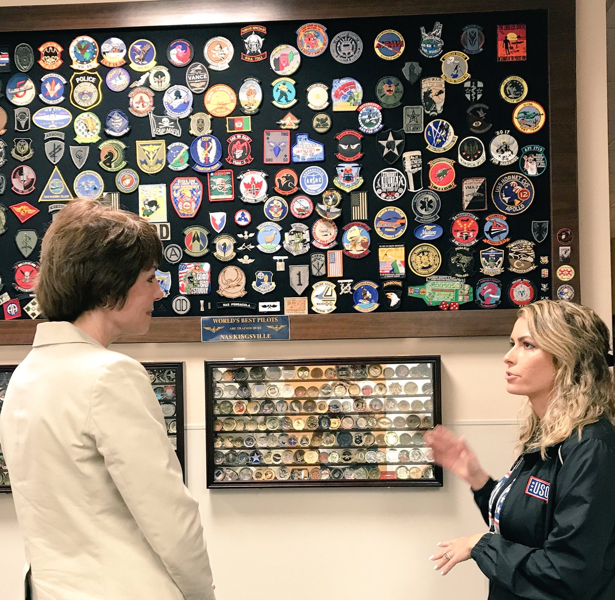 GwenGraham's tweet photo. On my 55th #GrahamWorkday at the @the_USO Center in Pensacola!
We’re greeting service members and working to make them feel at home while stationed in Florida. #WorkingForYou https://t.co/gMRJ7add2O