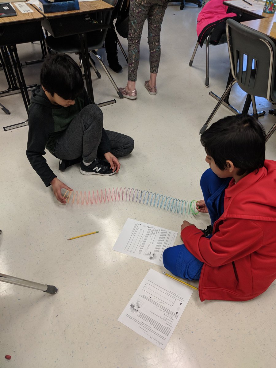 Mrs. Koehler's class modeling sound waves <a href="/HorizonElem/">Horizon Elementary</a>