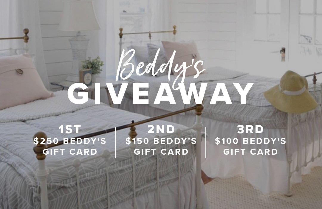 GIVEAWAY TIME! 🛌 This week we’re teaming up with <a href="/Beddysbeds/">Beddy's</a> &amp; they’re giving away $500 in credit. Beddy’s makes entire bedding sets that fit like one fitted sheet, thanks to their patented zipper bedding. Enter now: {vryjn.it/beddys-tw}