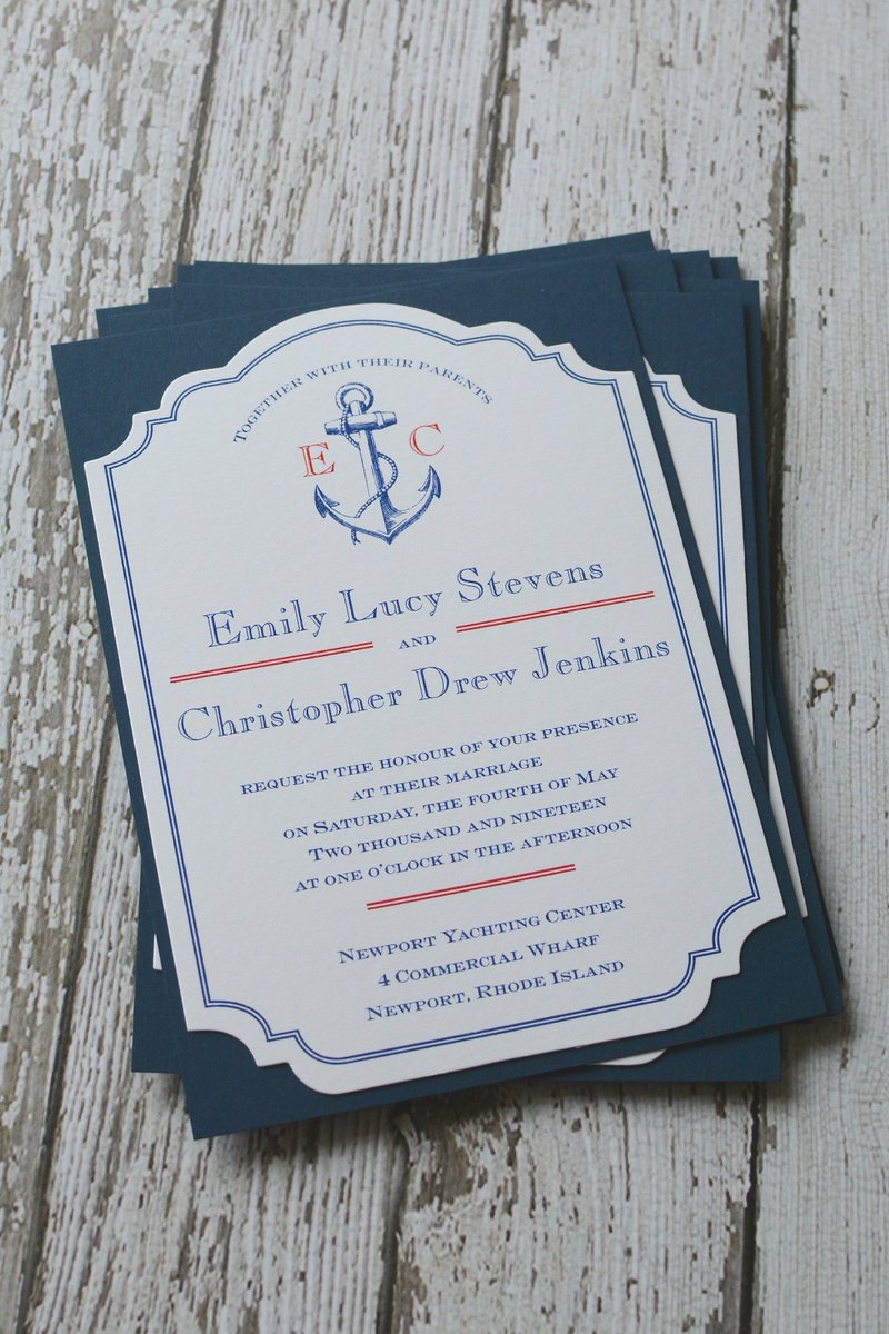 Kind of makes you want to plan a nautical-themed wedding, right? ht.ly/wtQj30jjlqE