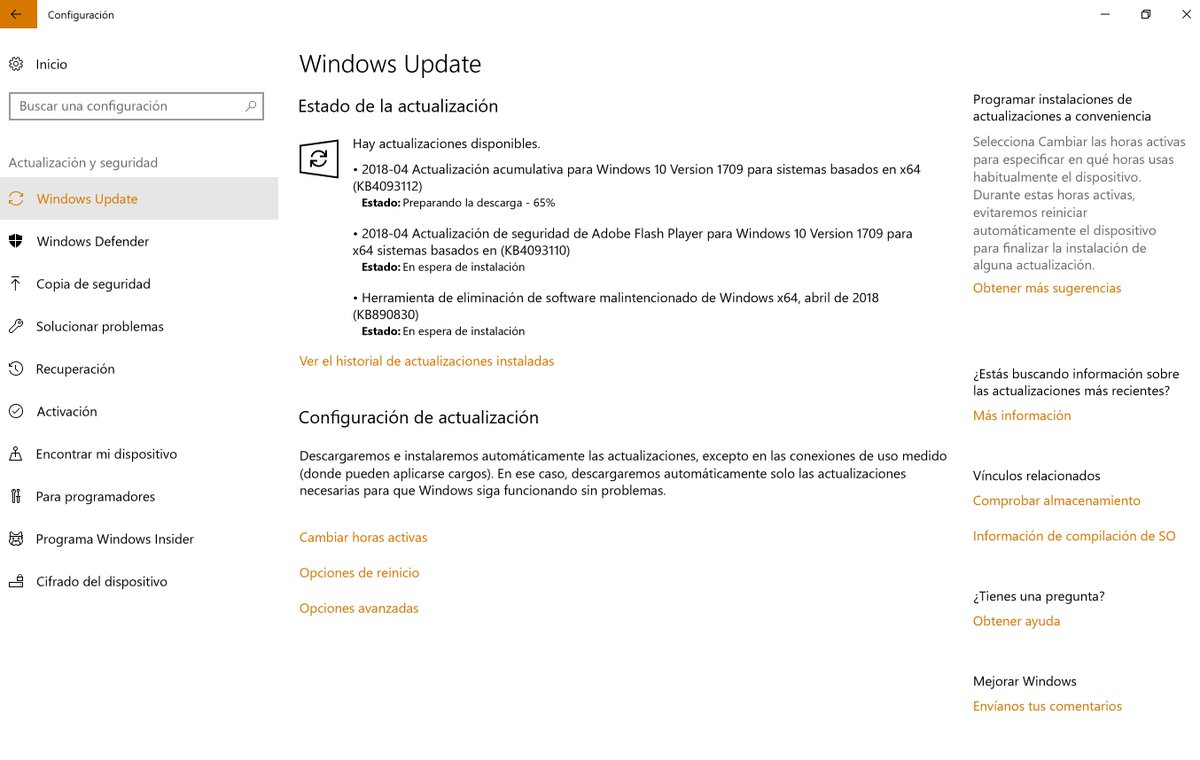 onewindows_es's tweet image. Disponible la #Build 16299.371, acumulativa para la versión 1709 de Windows 10 (#KB4093112) - onewindows.es/2018/04/acumul… - #Build16299371 #Versión1709 #Windows10
