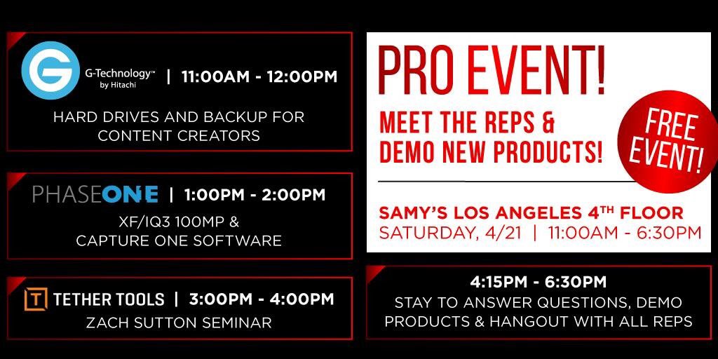 samys_camera's tweet image. MARK YOUR CALENDARS 🙌🏼📸🙌🏼 #samyscamera #losangeles #prophoto #provideo