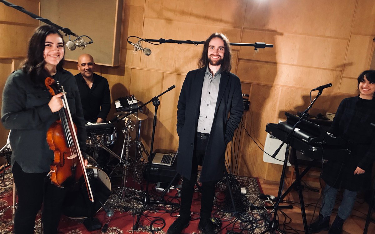 CoachHouseRock's tweet photo. An amazing session with The Little Unsaid today. Sounding warm, airy and fat all at once. 

They’re playing the Wardrobe Theatre in Bristol tonight...Everyone should go! https://t.co/h7PfzL5ZB8