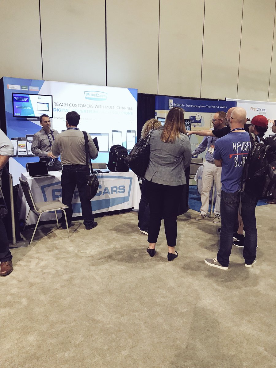 PureCars's tweet photo. If you’re at #DigitalDealer24 be sure to stop by and see us at Booth 108! #DD24 https://t.co/k6YbjJhwnp