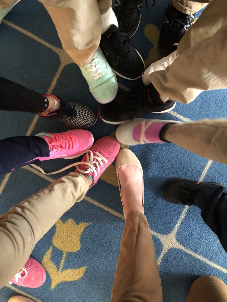 TeamRuklick's tweet photo. Thank you for the awesome new #kicks!! @Cerner @BishopSullivan #cvw2018 https://t.co/XAgBFOAJvH