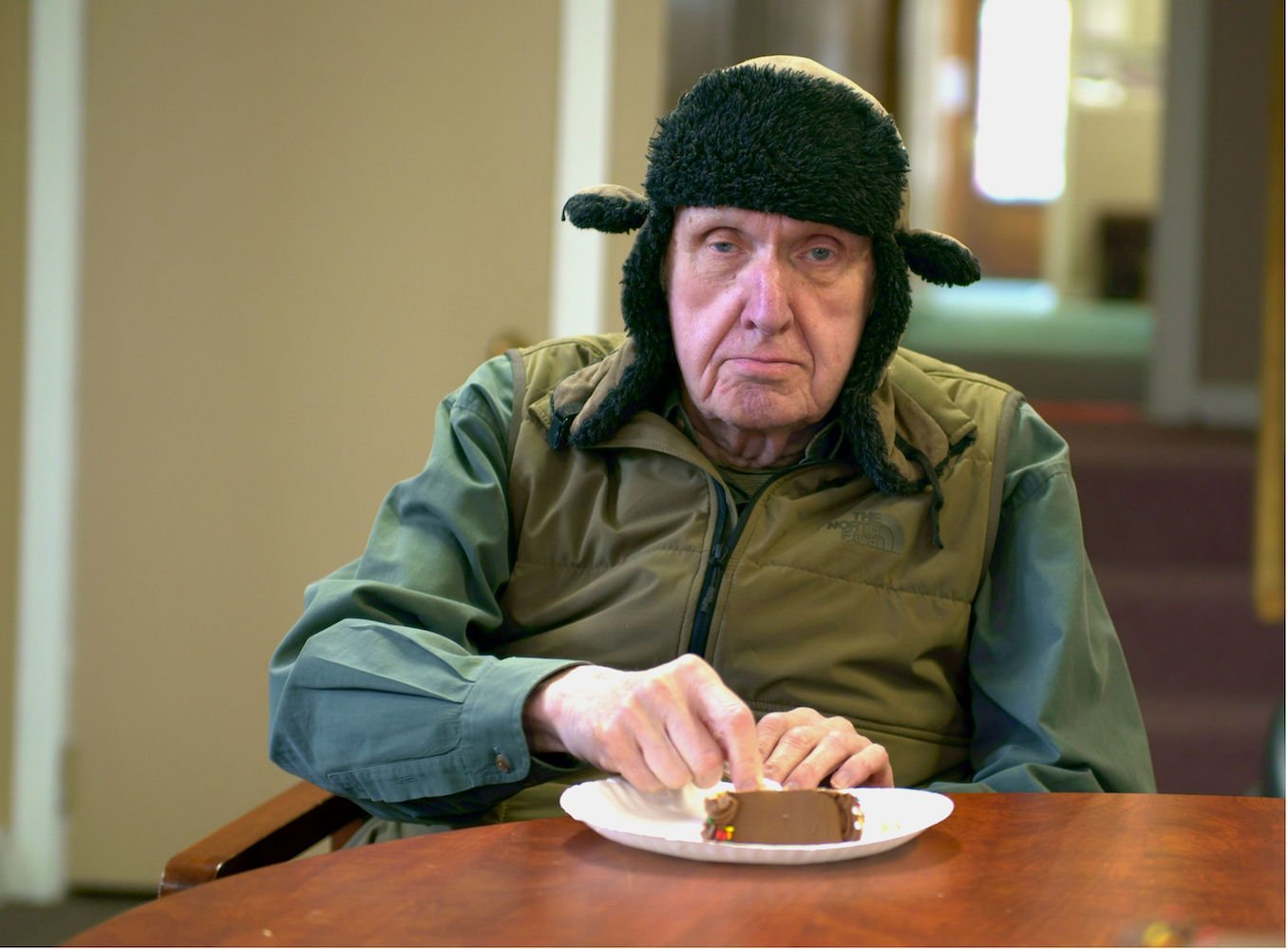 Ken Squier\s reaction to to the staff congratulating him on turning 83. Happy birthday Ken!   