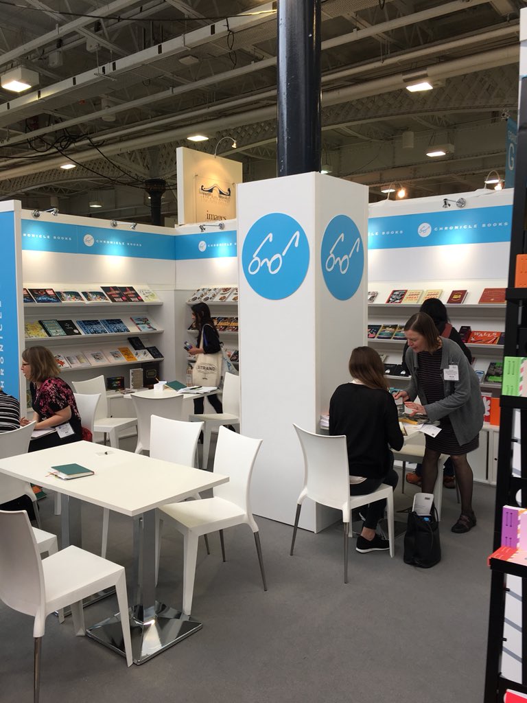 That’s a wrap on Day 1 of #LBF18 - come by the <a href="/ChronicleBooks/">Chronicle Books</a> stand 6F30 tomorrow if you missed our new titles today!