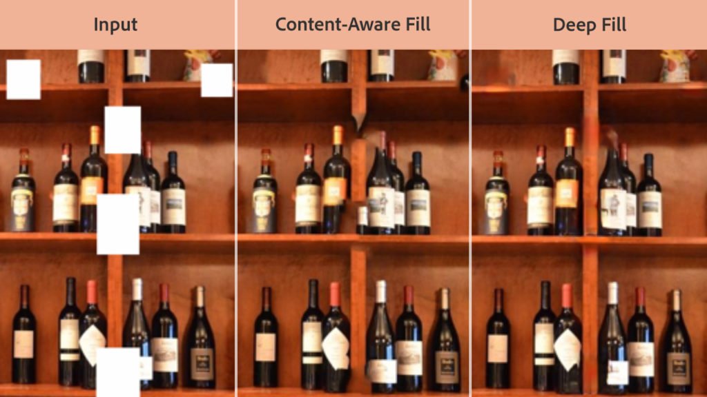 AdobeResearch's tweet photo. @AdobeResearch scientists collaborated on photo editing project #DeepFill. This technology can fill in missing pieces of an image thanks to intelligence gained through #deeplearning and #GANs https://t.co/ejteXdt1hi #AI #ML https://t.co/dkULs1d1pE
