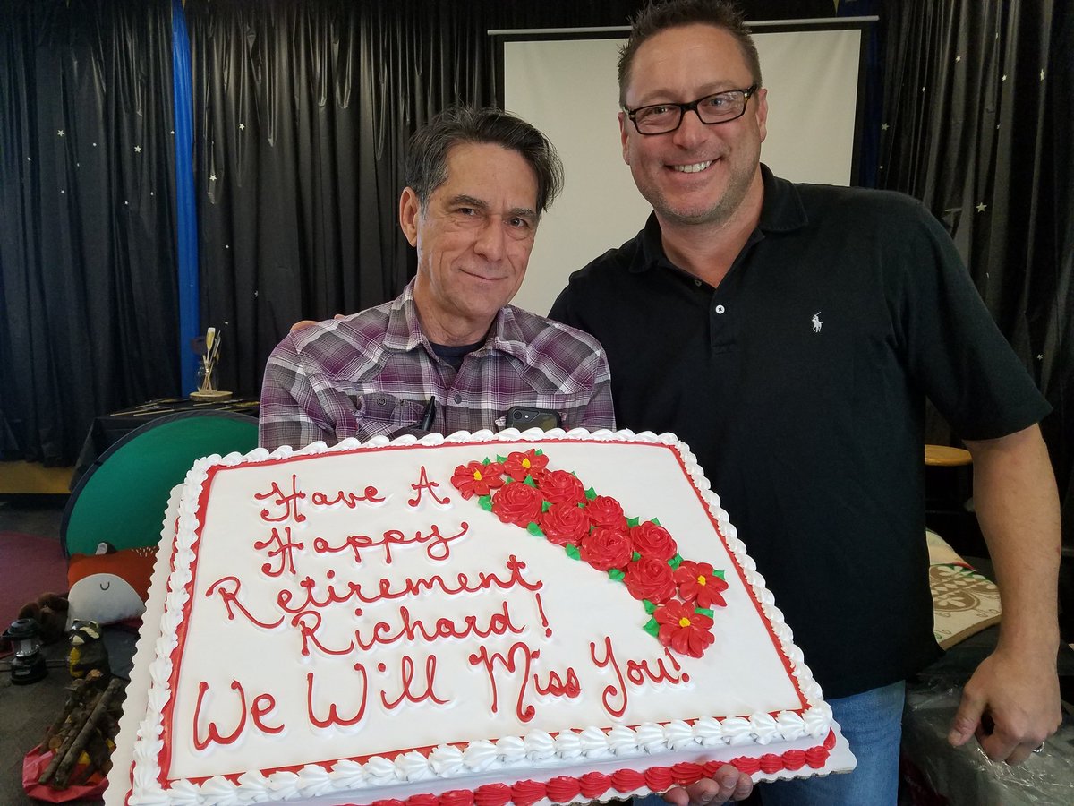 Congratulations Richard on your retirement!!  Good luck on your next adventure! #AwesomeATSD