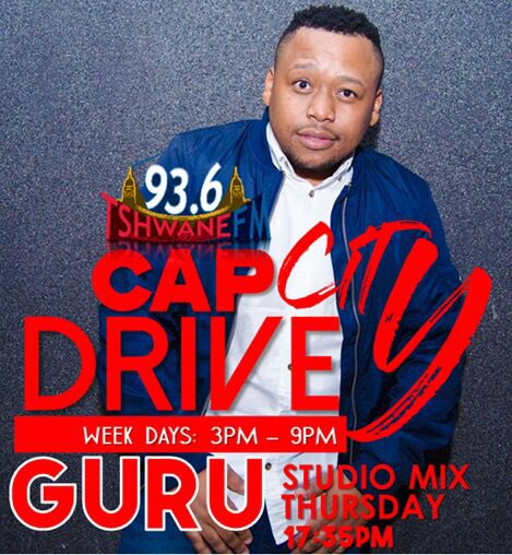 DjGuruSA's tweet photo. #DjGuruInTheMix on #CapcityDrive every Thursday from 17:35‼️Tell a friend to tell a friend💯 https://t.co/jM9ZowxNyU
