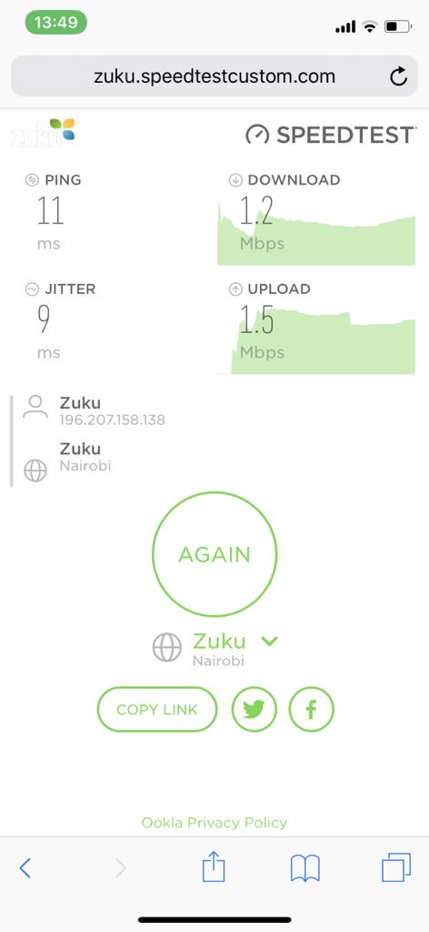 Audster75's tweet photo. What a shocking service @ Zuku kenya , complete terrible service but the bill always arrives on time!! https://t.co/bC4dSSdIc3