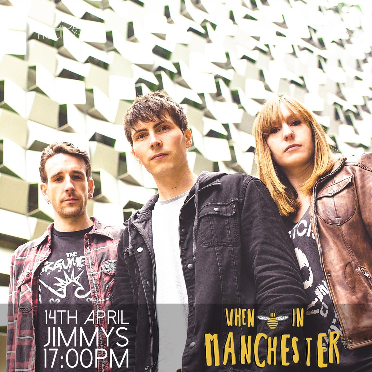 FloodHounds's tweet photo. Off to @wheninMCR this Saturday! 
INSANE LINE UP! Check it out and grab a ticket on the fb event page! 
Onstage @jimmys_nq 17:00pm, sharing the stage with the awesome @NadiaSheikh_ #littlestrange, @The_RPMs , @FauxPas_UK and @HeyCharlieBand! 

Photo by @lewsvans https://t.co/PjEBzs50P4