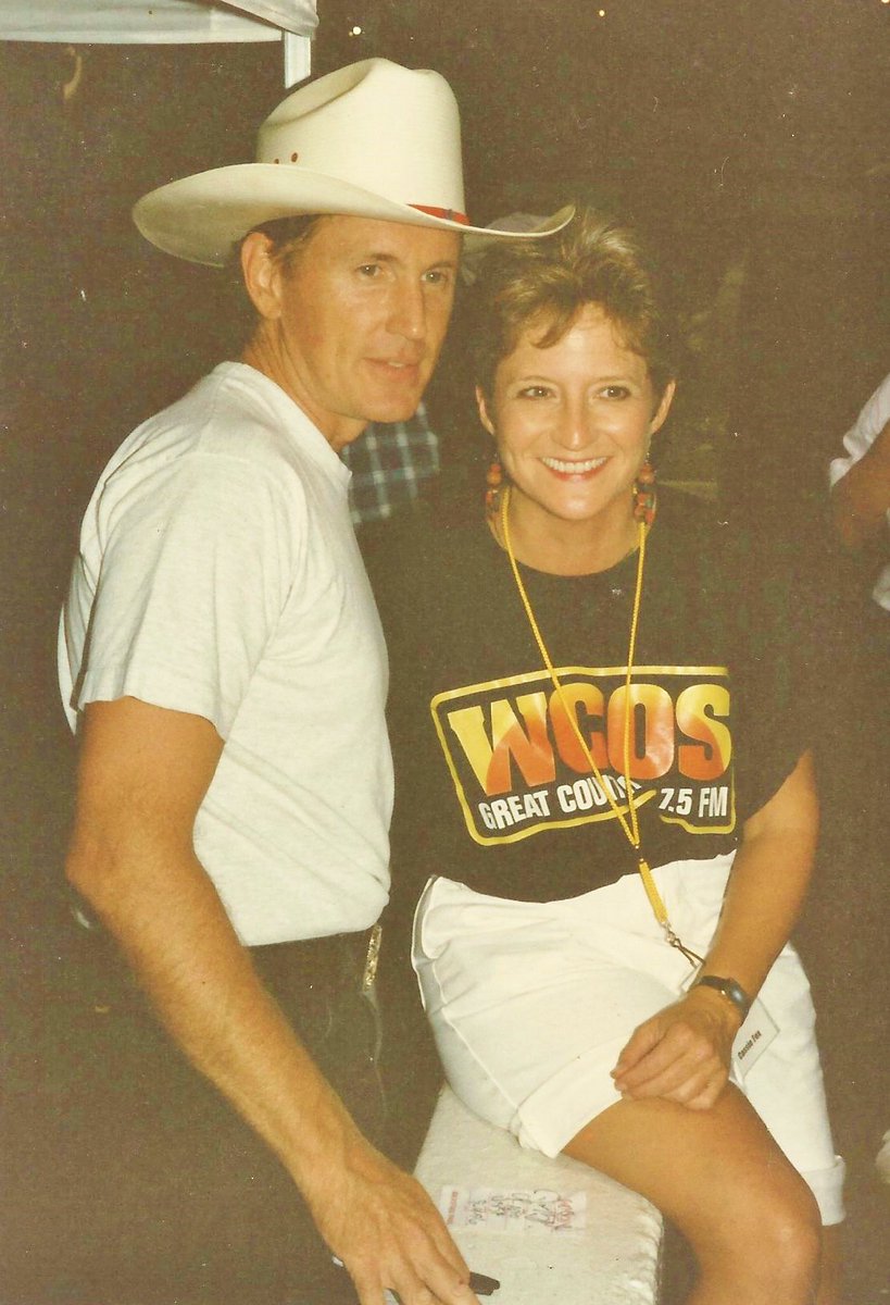 CassieJFox's tweet photo. #TBT 1995 #WCOSFM Radio Host: Cassie J. Fox & Warner Brothers Recording artists & South Carolina Native:David Ball @UpperStateFair-Greenville,SC #CountryMuisc #Station #DavidBall #ThinkinProblem #UpperStateFair #Radio https://t.co/VtlMANgM7a