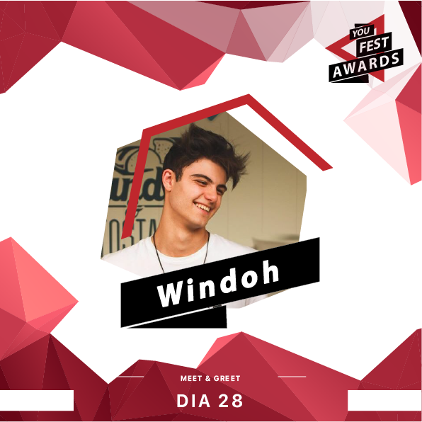 Dia 28 de abril, na sala You, irá decorrer o Meet&amp;Greet do <a href="/Winndoh/">WINDOH</a>, das 10:30h às 13:30h.
Vais perder esta oportunidade?
Garante já o teu Bilhete! ;-)
#youfestawards #yfa2018