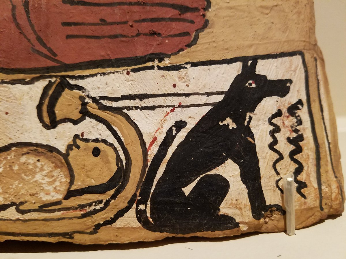 carlosmuseum's tweet photo. Detail from our Greco-Roman mummy mask currently on display in Divine Felines: Cats of Ancient Egypt. #EgyptianArt #ancientart #emoryarts #emory #divinefelines #divinecanines #mummy https://t.co/reG5AdGHOl