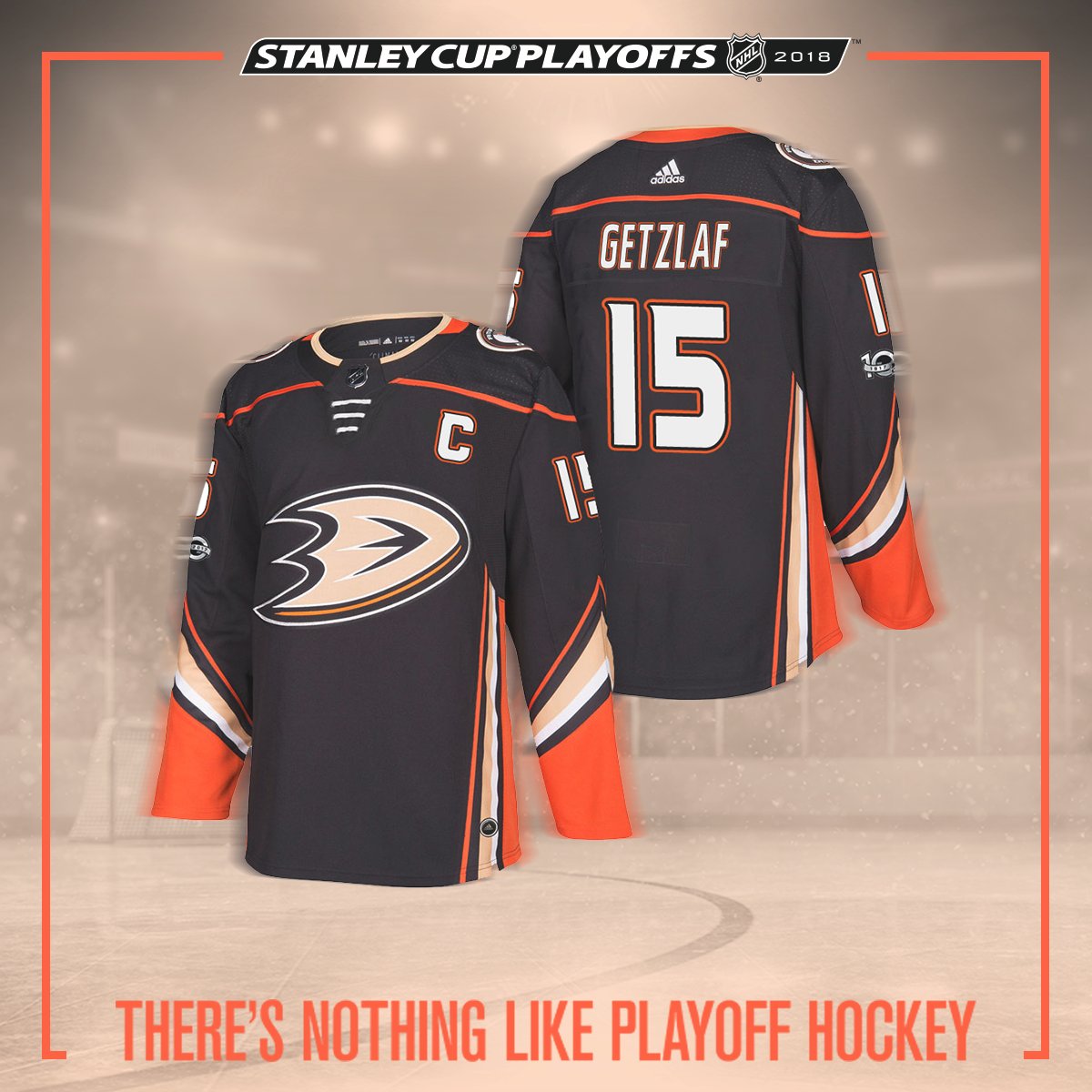 NBCSportsHockey's tweet photo. ReTweet this for a chance to win a Ryan Getzlaf jersey! #StanleyCup 

There's Nothing Like @AnaheimDucks Playoff Hockey 

#adizero jersey via @adidashockey https://t.co/F5UTUqrnWB