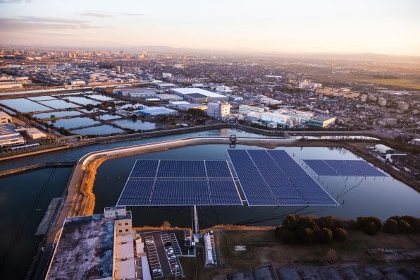 Japanese supplier Ibiden built a floating solar farm that will generate more energy than the company uses for Apple manufacturing.