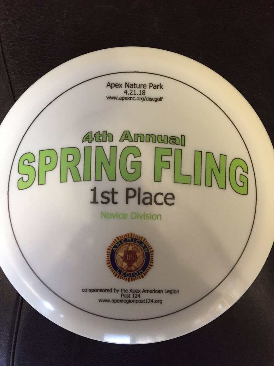 Sign up for our disc golf tournament and this could be yours! April 21 at the <a href="/townofapex/">Apex, NC</a> Nature Park. apexnc.org/discgolf
