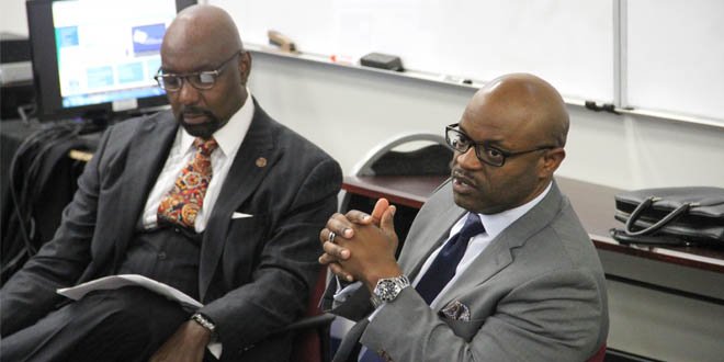 CumberlandU's tweet photo. Thanks to Alfonzo Alexander from @NASBACPT @NASBA for sharing his info about his career, how to make choices in the workplace, and what makes a good strategist. Thank you, Alfonzo! https://t.co/0a1TAhIjKJ