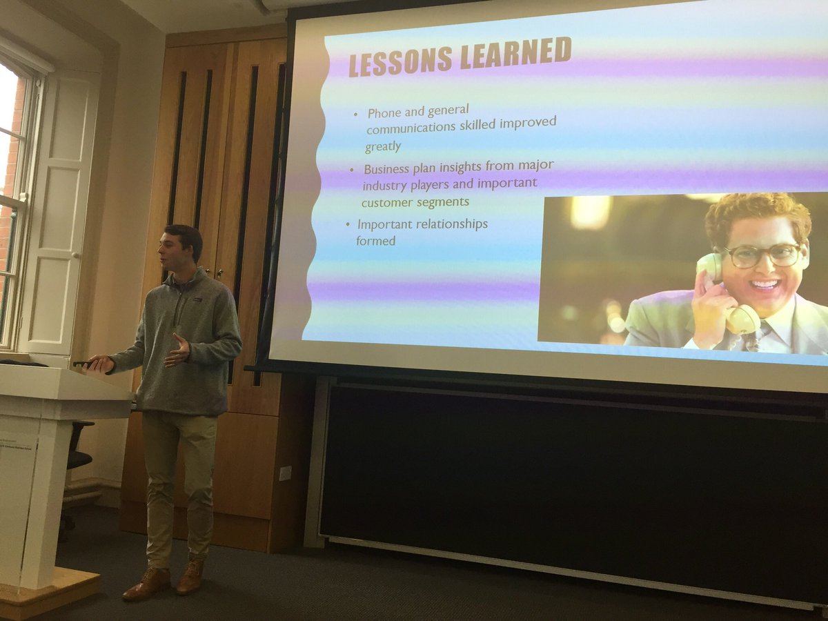 KavanaghClodagh's tweet photo. #GFS1618 @smurfitschool today presenting their customer discovery learnings https://t.co/xGe1yaWoiG